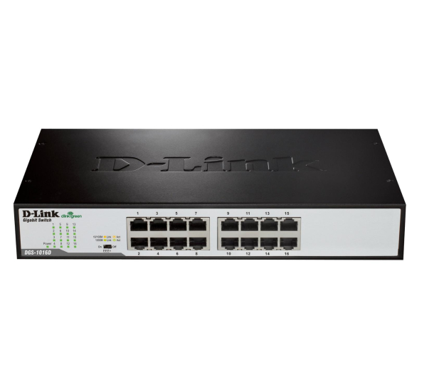 D-Link 16p DGS-1016D (16x10/100/1000Mbit) - 7550 - zdjęcie 2